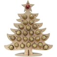 thumbnail image 1 of Wooden Advent Calendar, Family Hollow Countdown Calendar, Dining Table, Wedding,, 1 of 5