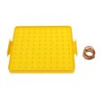 thumbnail image 4 of Placa de tablero de uñas de plástico, material didáctico de matemáticas Amarillo Sunnimix Placa de tablero de uñas de matemáticas, 4 of 8