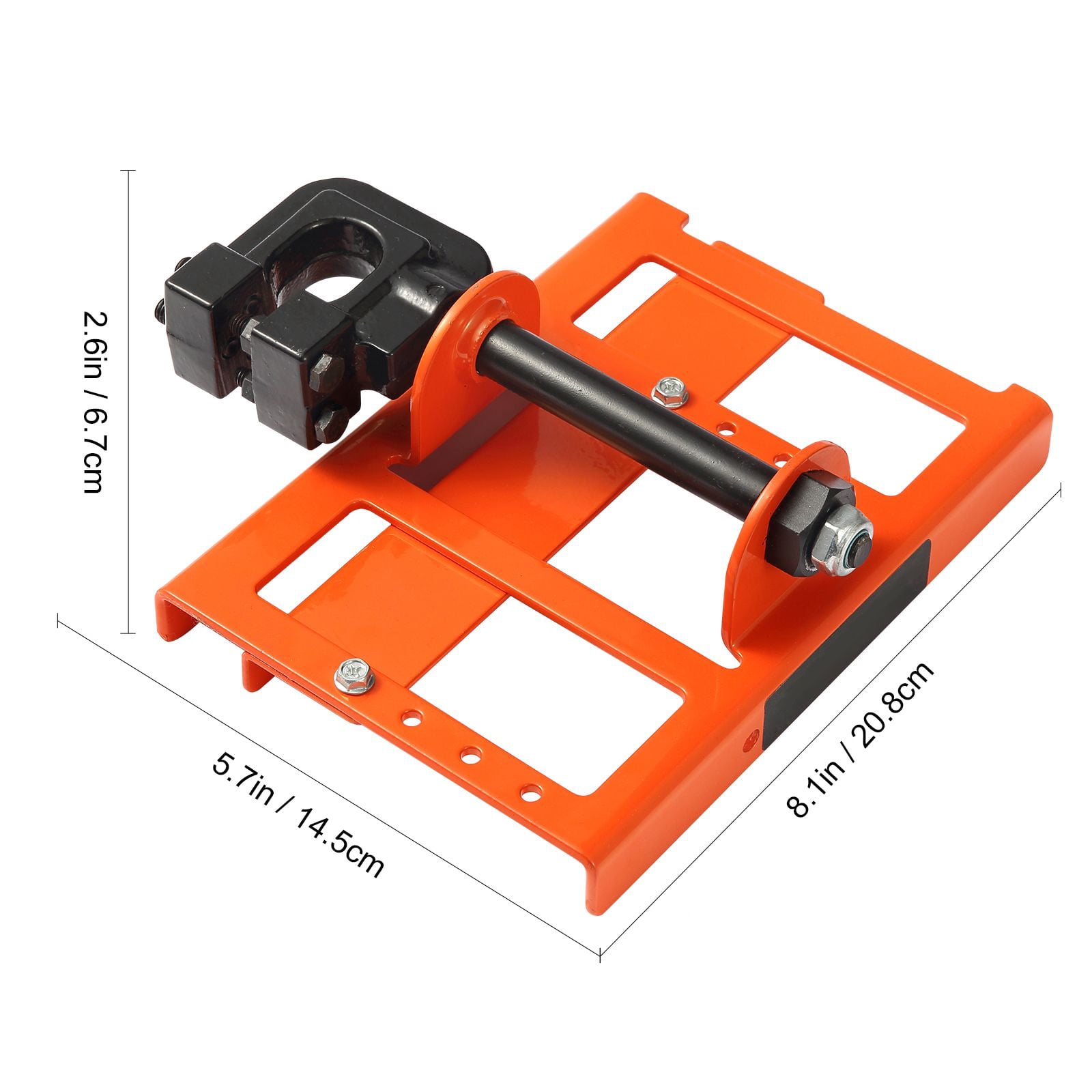 Chainsaw Sawmill Attachment 2-6 Inch Vertical Cutting Cast Iron 1.45kg Lightweight for Electric Chainsaw Wood Cutting