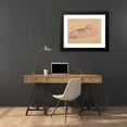 thumbnail image 4 of Jacques-Raymond Brascassat 24x19 Black Modern Framed Museum Art Print Titled - The Wolf (ca 1850), 4 of 5