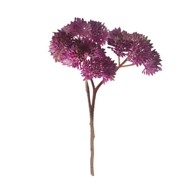 Artificial Rice Seed Fruit Flower flower artificial Rustic Fake Flower Wedding Party Floral Decor Home Ornament, Purple