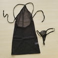 thumbnail image 4 of Intimates Femmes Nuisette de Boîte de Nuit Argentée Uniforme de Bar Tentation sous-Vêtements, 4 of 5