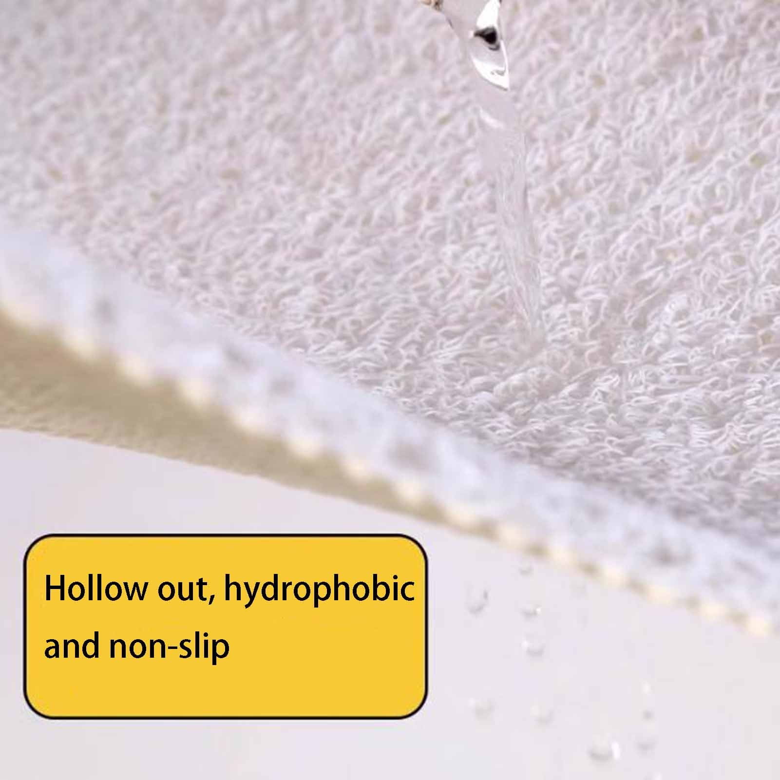 Loofah Shower Mat for Inside Shower,  Comfortable Soft Bath Mat with Drain Hole,PVC Large Bath Shower Tray Mat, Hollow Bathroom Floor Mat