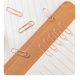 thumbnail image 2 of Clips de papel de oro rosa, marcadores de papel acrílico grandes de Metal antideslizantes para decoración de suministros escolares de oficina (oro rosa), 2 of 3