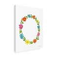 thumbnail image 2 of Trademark Fine Art 'Floral Alphabet Letter XV' Canvas Art by Farida Zaman, 2 of 4