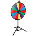 thumbnail image 3 of HomGarden Roue de Prix Colorée de 24 Pouces avec Support Ajustable, 14 Emplacements, de Table, Éditable, Classique, Tournante, Roue de Prix pour Fortune, Carnaval, Jeu de Rotation, Équipement de Casino, 3 of 5