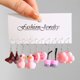 thumbnail image 4 of Dulce De Moda Color Rosa Mariposa Pato Oso Gancho Pendientes Para Las Niñas Flor Corazón Stud Earring Amistad Joyería Regalos, 4 of 4