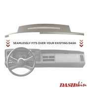 DashSkin Molded Dash Cover for 88-94 GM C1500 C2500 C3500 K1500 K2500 K3500 Tahoe Suburban Yukon in Light Grey (USA Made)