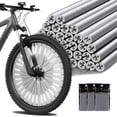 thumbnail image 1 of Bicycle Spoke Skins, Water-resistant Reflective Spokes Reflectors for Enhanced Nighttime Visibility, Decorative Protectors for Your Bike's Common Bicycle Spokes (36 Pieces), 1 of 6