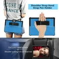 thumbnail image 4 of FIEWESEY Shockproof Rugged Protective Cover Case with Pen Holder Hand Strap,Compatible with Type Cover Keyboard,for Microsoft Surface Pro 7 Plus/Pro 7 6 5 4 +Screen Protector(Black/Blue,1 Pcs), 4 of 6