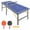 Blue#3, variant on Table Tennis Table 5ft Mid-Size Table Tennis Table Foldable & Portable Ping Pong Table Set for Indoor Games with Net, 2 Table Tennis Paddles and 3 Balls,Ping Pong Table