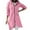 Pink, variant on jsaierl Fleece Zip up Hoodie Plus Size Curved Hem Sweatshirt Women Long Sleeve Solid Drawstring Hooded Jacket