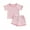 Blue, variant on Bagilaanoe 2pcs Tollder Baby Girl Shorts Set Short Sleeve T Shirt Tops + Shorts 6M 12M 18M 24M 3T Kids Casual Summer Clothes