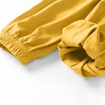 thumbnail image 5 of Wlynlyn Kids Jogger Pants Elastic Waist Cuffed Ankle Casual Soft Lightweight Trousers Multi Colors(12-13 Years,Yellow), 5 of 7