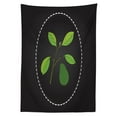thumbnail image 3 of Ambesonne Avocado Tablecloth Rectangular Table Cover, Alligator Pear Tree, 52"x70", Green Charcoal Grey, 3 of 4