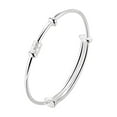 thumbnail image 2 of Leodye Bracelet 925 pour Femmes Bracelets Réglables Bracelets Cadeaux Anniversaire Noël Action de Grâce, 2 of 9