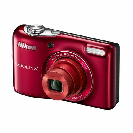UPC 018208264384 product image for Nikon Coolpix L30 20.1 Megapixel Compact Camera, Red | upcitemdb.com