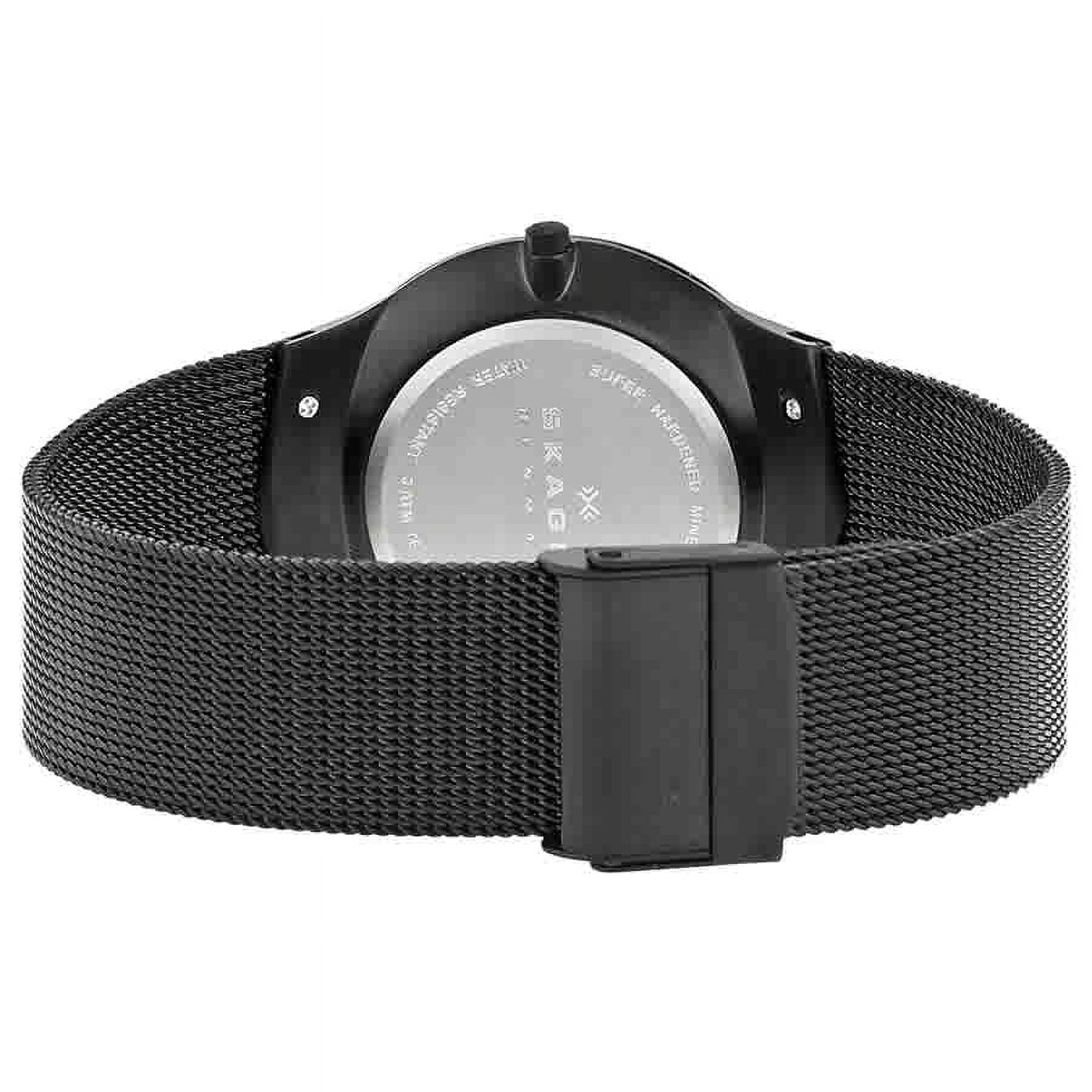 Skagen 861XLSXN Men\'s Silver Stainless Steel Analog Dial Quartz Watch JNA540 Skagen Men Rectangle Wristwatches for sale | eBay main image 4