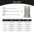 thumbnail image 5 of Gukieu Dachshund Christmas Play Print Women's Quick-drying Fitness Vest, Round Neck Sleeveless Fitness T-shirt, Suitable for Yoga, Sports-Large, 5 of 7