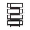 thumbnail image 4 of Reid 4-tier Open Back Bookcase Cappuccino, 4 of 7