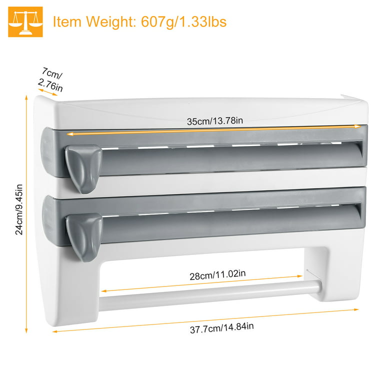 Kitchen Upright Plastic Paper Towel Vertical Tissue Holder - Temu