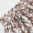 thumbnail image 6 of LWavelet Floral Flared Midi Skirt Women Daily Casual Flowy Stylish Versatile Bottoms White M, 6 of 8