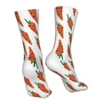 thumbnail image 7 of Goofa Carrot for 16in Socks, Funny Novelty Crazy Design Cotton Socks Sports Socks Knee High Socks For Men, Women,1Pairs - Gift For Working Friends, 7 of 7