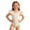&&-Beige595, variant on Kiijoy Girls Ruffle Bow One-Piece Swimsuit Stretch Bathing Suit with UPF50+, Sizes 3-7