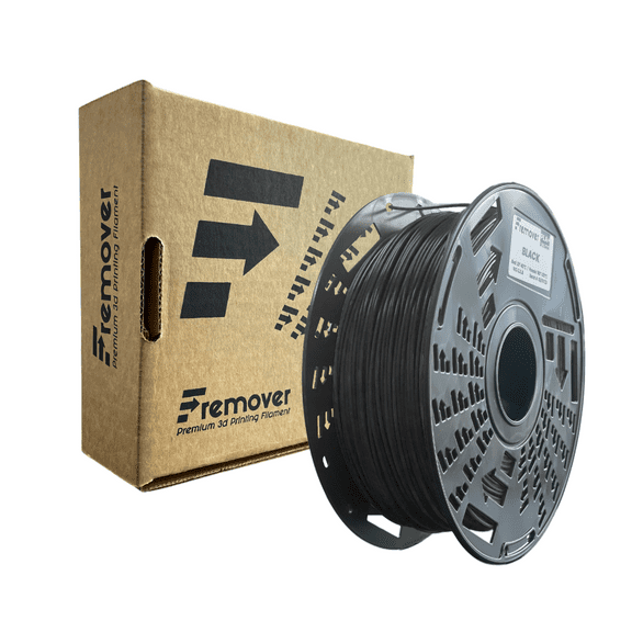 PLA  3D printing filament x 1kg 2.2 lb Black 1.75 mm  /- 0.03 - Fremover