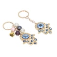 thumbnail image 5 of FitBest 4Pcs Gold Evil Eye Pearl Pendant Keychain Decoration, 5 of 10