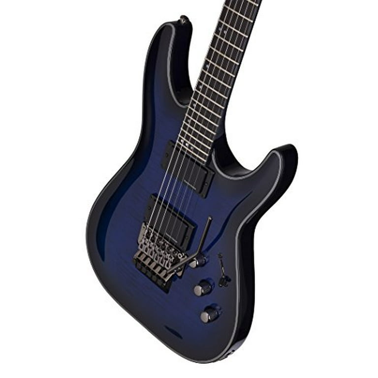 Schecter Blackjack SLS C-1 FR S Sustainiac See-Thru Blue Burst