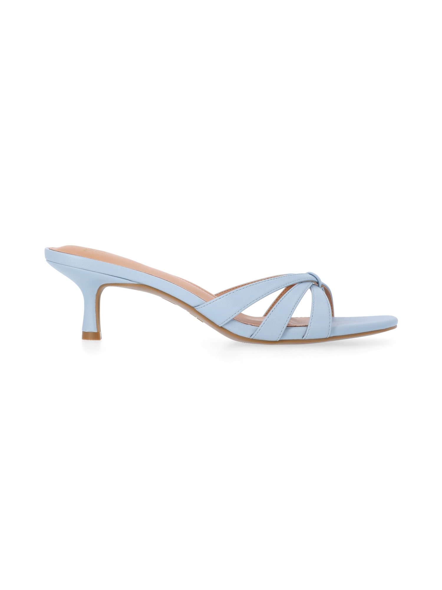 Time and Tru Women's Kitten Heel Mule Sandals