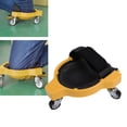 thumbnail image 4 of 1 Pair 360 Swivel Rolling Knee Pads with Casters for Tile Installation, Masonry Work, and Car Repairing, 4 of 7