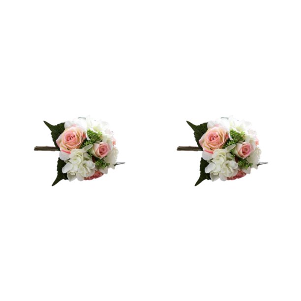 Ramo de flores artificiales Toystoory 2Conjunto Rosa claro para hogar autoensamblaje decorativa
