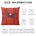 thumbnail image 5 of Halloween Spider Pillow Covers Red Blue Spider Web Halloween Wild Animals Reversible Throw Pillow Covers Cases,Abstract Geometry Web Lines Square Cushion Covers Set for Bedroom, 5 of 5