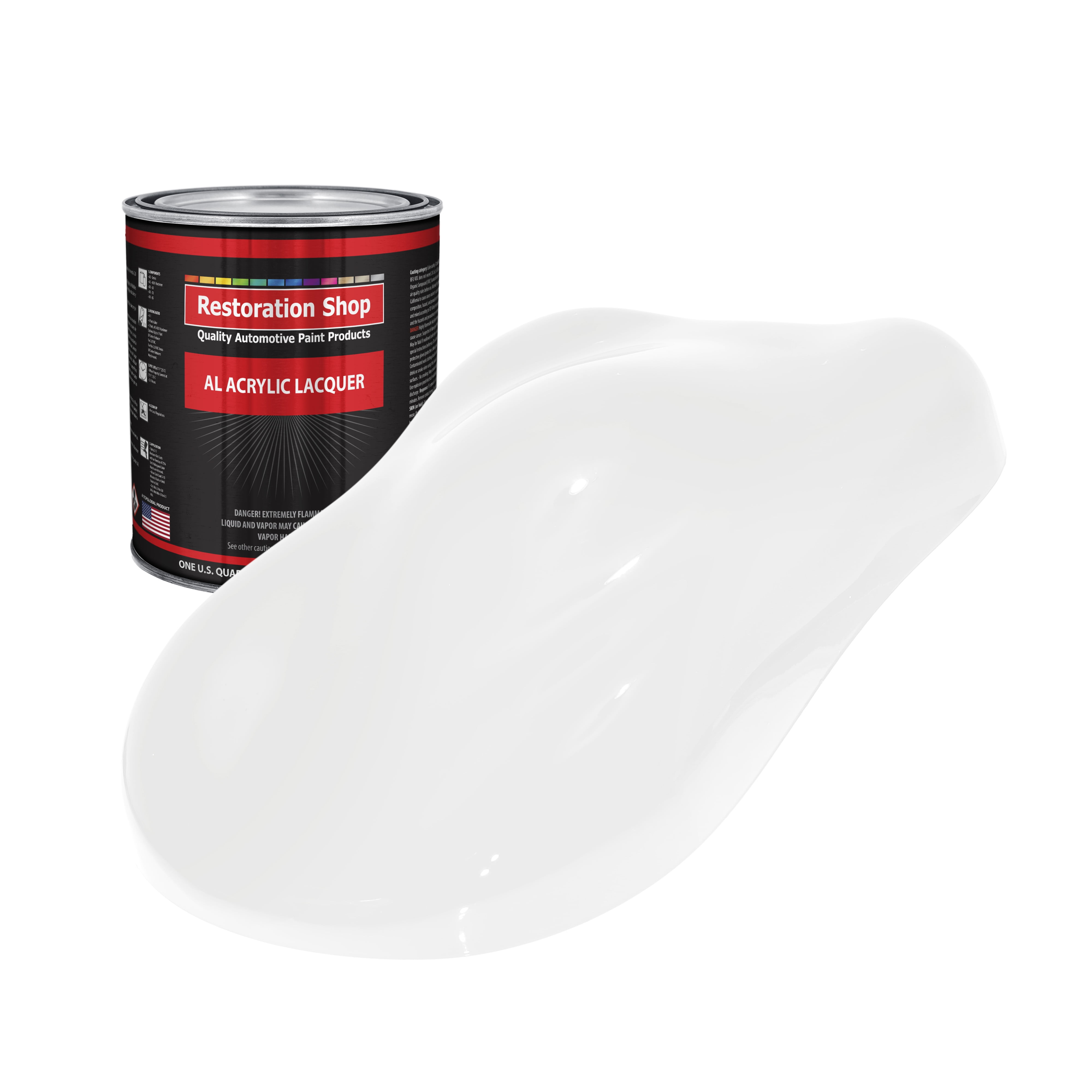 Oxford White 1 Quart ACRYLIC LACQUER Car Auto Body Paint