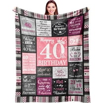 30th Birthday Gifts for Her, 30th Birthday Decorations for Women, Happy 30th Birthday Gifts for Women, 30 Year Old Birthday Gift for 30 Year Old Women, 1994 Birthday Decoration Blanket 60”x50”