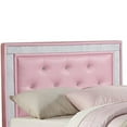 thumbnail image 2 of Silky And Sheeny Wooden Full Bed With Pink PU Tufted Head Board, Pink Finish, 2 of 2