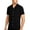Black, variant on FRSASU Men's Button Down T-Shirts Casual Short Sleeve Super Stretch Wrinkle Free Comfortable Dress Shirt White