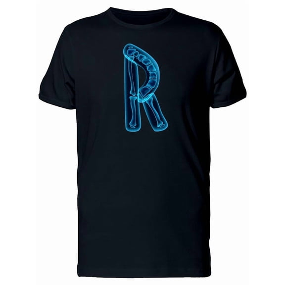 3D X-Ray Letter R Tee Men's -Image by Shutterstock