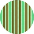 thumbnail image 1 of Ahgly Company Indoor Round Patterned Jade Green Area Rugs, 3' Round, 1 of 6
