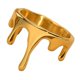 thumbnail image 2 of Anillo de mujer, accesorios de vestuario, elegante tendencia europea, elegante joyería con encanto. Oro Talla 8, 2 of 9