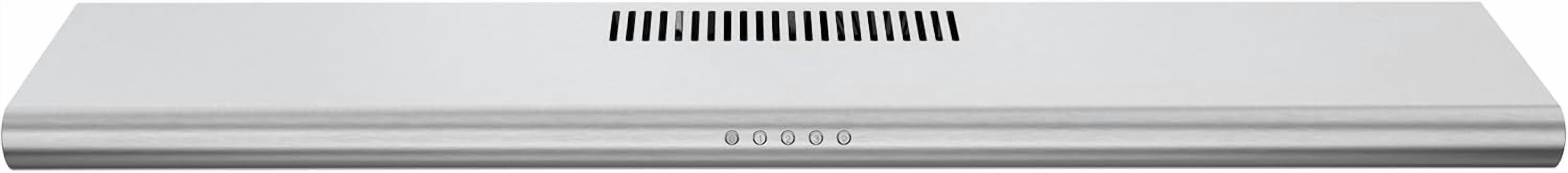 Streamline 36 in. Avellino Convertible Undermount 80 CFM Range Hood in Brushed Stainless Steel with Mesh Filters, Push Button Control, LED Light