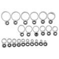 thumbnail image 2 of 14/22 Pcs Silicone Fishing Rod Guide Wire Ceramic Ring Tip Repair Kit Line Guides, 2 of 9