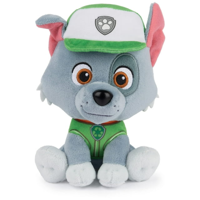 Peluche GUND Paw Patrol Rocky en uniforme de reciclaje de 6 pulgadas