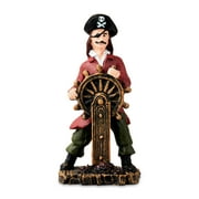 Vibrant Life Pirate Aquarium Decor, Multicolor, 2.16" x 2.12" x 4.25"