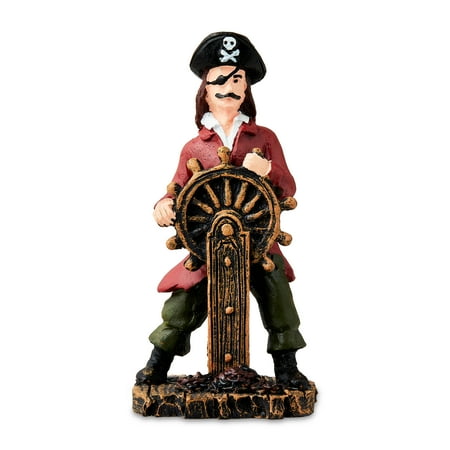 Vibrant Life Pirate Aquarium Decor, Multicolor, 2.16" x 2.12" x 4.25"