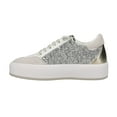 thumbnail image 3 of Vintage Havana Womens Ream Glitter Metallic Slip On Platform  Athletic Snea, 3 of 5