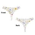 thumbnail image 3 of Fotbe Watercolor Floral A Tanga Sin Costuras para Mujer con Estampado – Panties Invisibles, Transpirables y Cómodos para Uso Diario-X-Large, 3 of 6