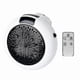 thumbnail image 1 of (white) 900w 220v Mini Portable Plug-in Electric Wall-outlet Space Heater Fan Heater Hot, 1 of 1